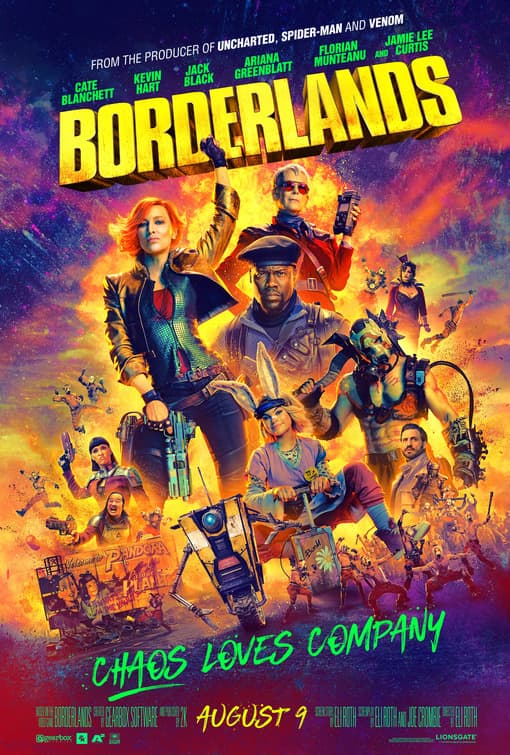 Official movie poster for Borderlands