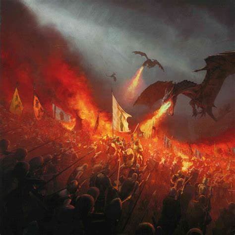 Artist's rendition of the Field of Fire