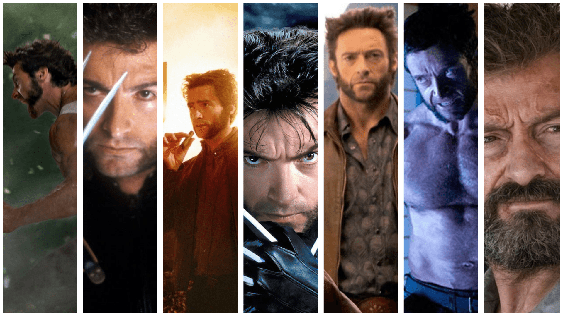 Hugh Jackman as Wolverine through the years