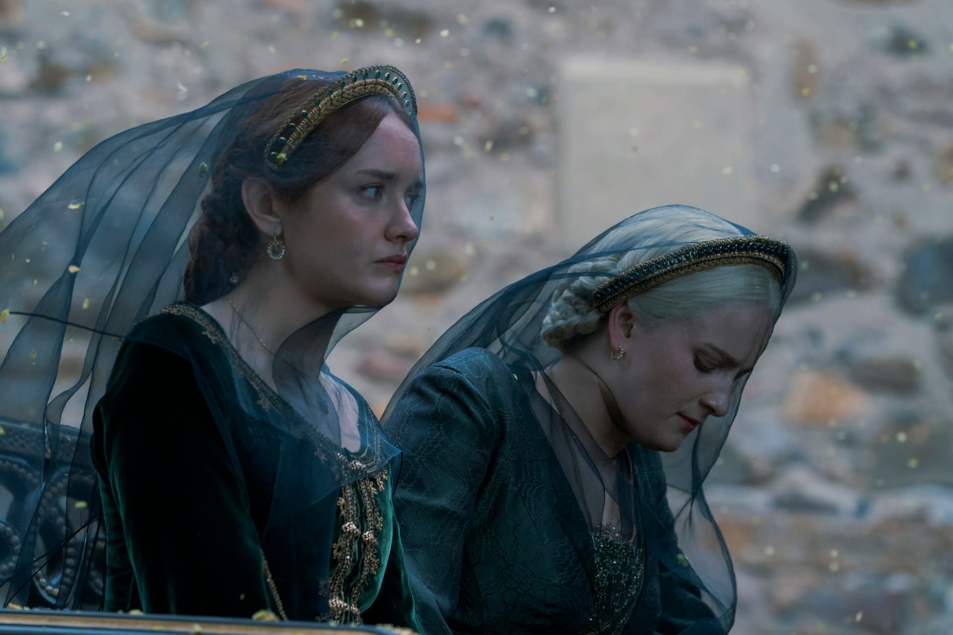 Helaena Targaryen at Jaehaerys's funeral