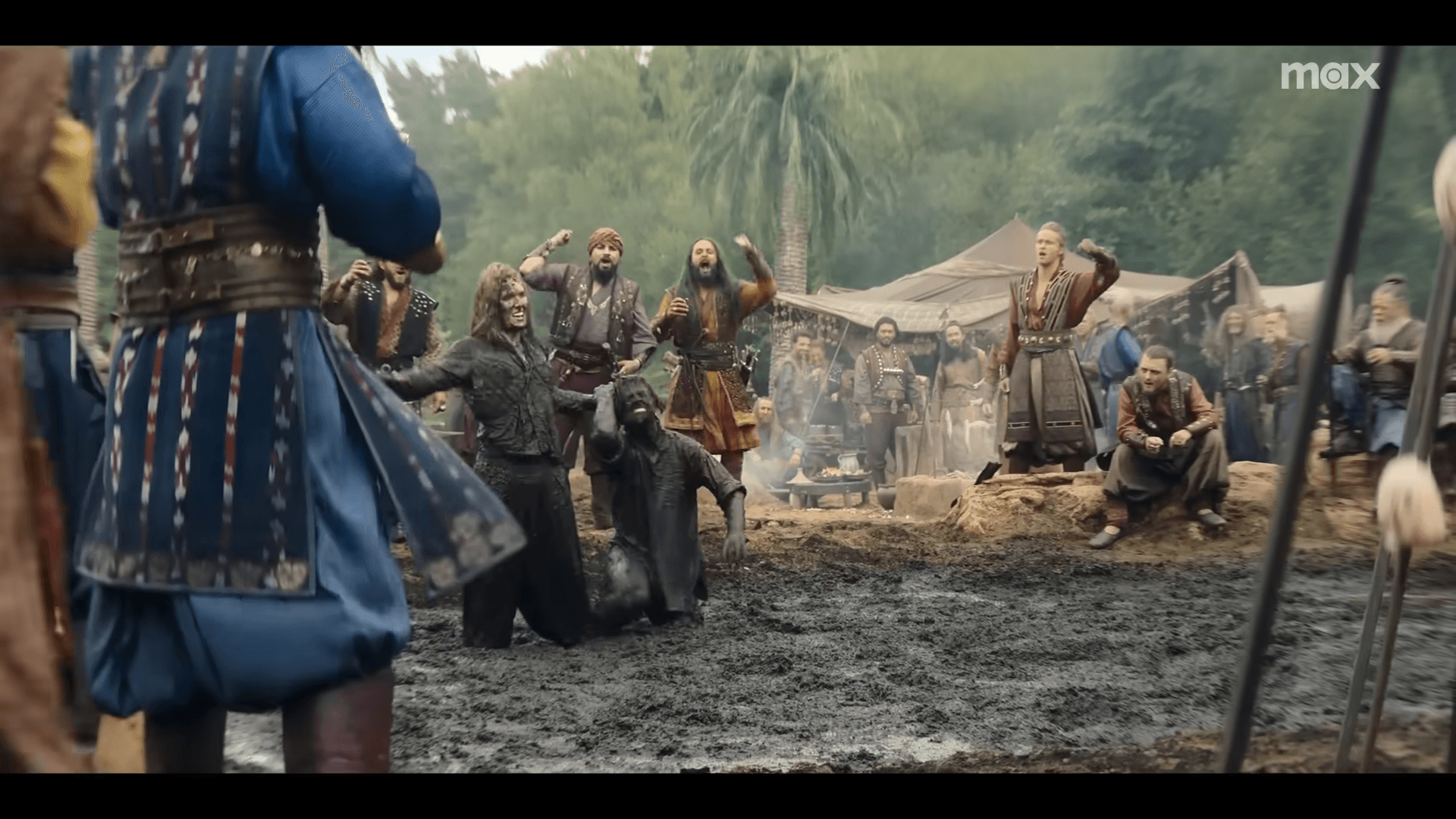 Tyland Lannister and Sharako Lohar engage in diplomatic mud wrestling